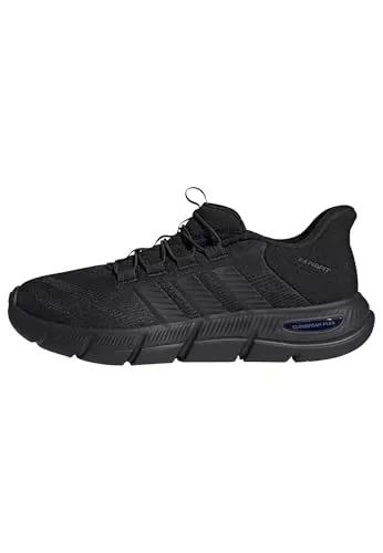 adidas Hombre Cloudfoam Flex Laces Shoes, Core Black/Core Black/Carbon, 44 2/3 EU