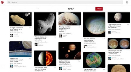 Más de 700 imágenes, gifs y videos son compartidos por la NASA