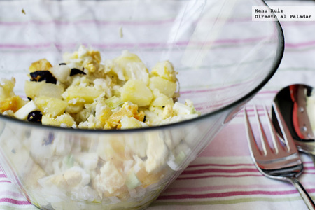 Remojón granadino. Receta