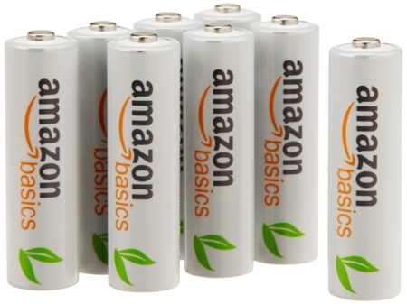 Pack de 8 pilas AA recargables de 2.000 mAh por 11,65 euros
