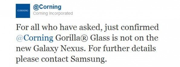 Galaxy Nexus Gorilla Glass