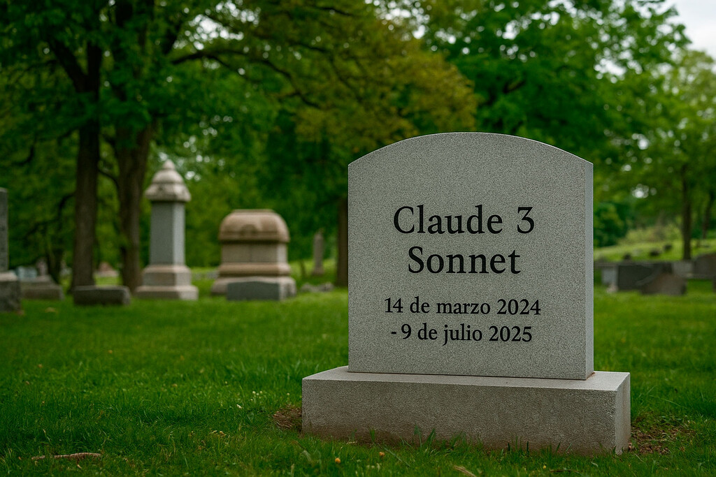 Cientos de personas asistieron a un funeral. Todo normal excepto porque el difunto era un modelo IA que había sido  retirado 