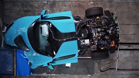 Rimac C_Two contra el muro: el doloroso crash-test de un hiperdeportivo de 2,2 millones de euros (y por duplicado)
