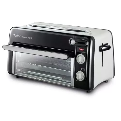 Tefal Tostadora y minihorno 2 en 1 de acero inoxidable negro