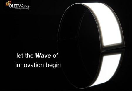 OLEDWorks lanza su primera gama de paneles curvos OLED para iluminación, los LumiCurve Wave