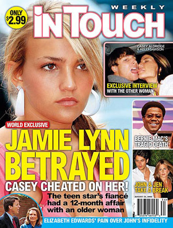Jamie Lynn Spears cornuda y traicionada