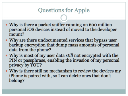 Apple insiste tras nuevas acusaciones: No, no hay puertas traseras en iOS