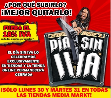 Vuelve el 'Día sin IVA' de Media Markt