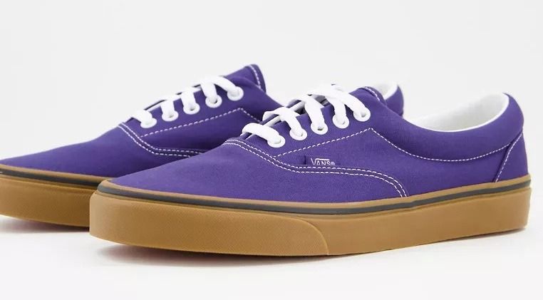 Zapatillas de deporte violetas con suela de goma Era Aura de Vans