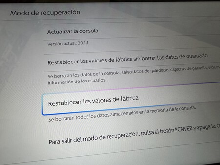 Restablecer