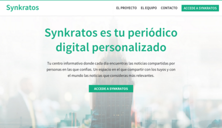 Synkratos, un agregador de noticias que también te deja escribirlas