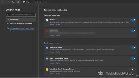 Extensiones Edge