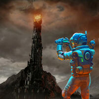 Construyó la torre de Barad-dûr de El Señor de los Anillos en No Man's Sky y le quedó tan épica que debería conservarse por la eternidad 