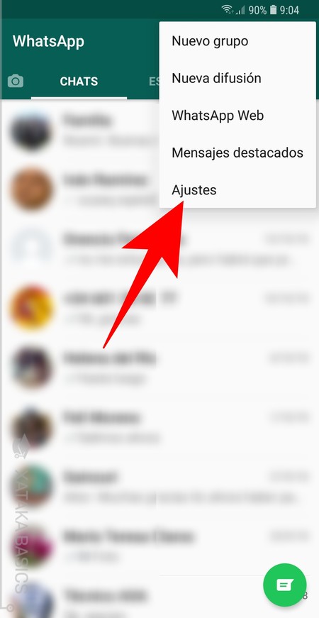 WhatsApp: cambiar números de teléfono por nombre de usuario