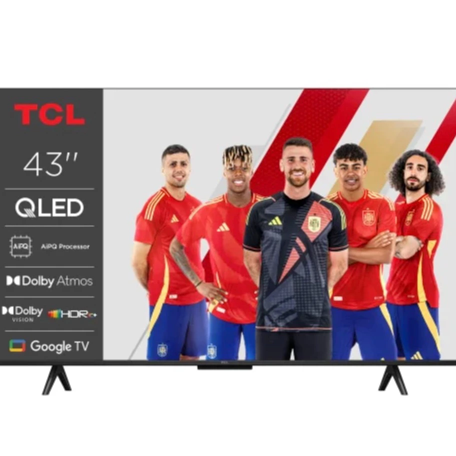 TV TCL 43P71K 43", (108 cm), Qled, 4K UHD, 60 Hz, Smart TV, HDR, Dolby AC4 Dolby TrueHD, Quantum Dot
