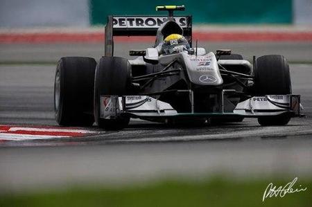Nico Rosberg en el GP de Malasia 2010