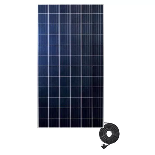 SunneSolar Kit Panel Solar Monocristalino Plug&Play 405W + Micro Inversor Enphase + 3mt Cableado 