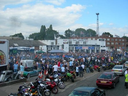 Evento en el Ace Cafe de Londres