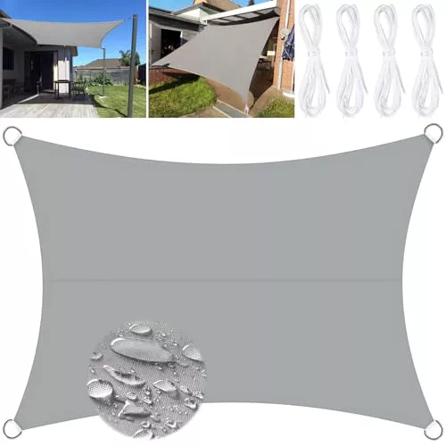 MULEVIP Toldo Vela 3×4m Toldo Vela Rectangular