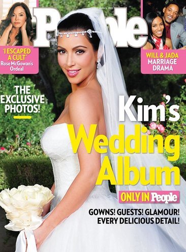 ¡Ya estaba tardando! Toma exclusiva de la boda de Kim Kardashian