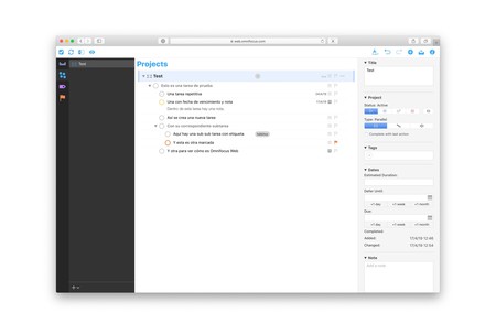 OmniFocus Web: así es la alternativa para los que trabajen con iPhone y iPad pero sin un Mac