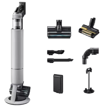 Aspirador escoba - Samsung VS80F28DLP/WA, 770 WA, 60 min, Filtro HEPA, Gris
