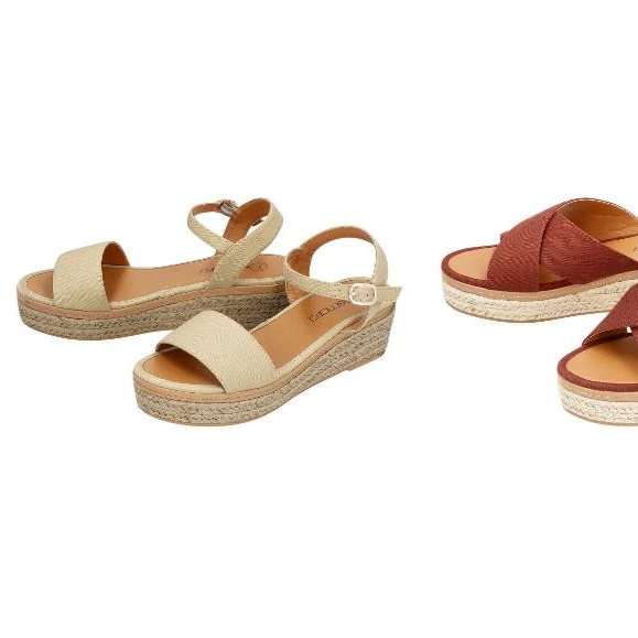 Sandalias de cuña para mujer 