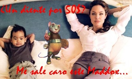 El Ratoncito Pérez deja 50$ al hijo de Angelina Jolie