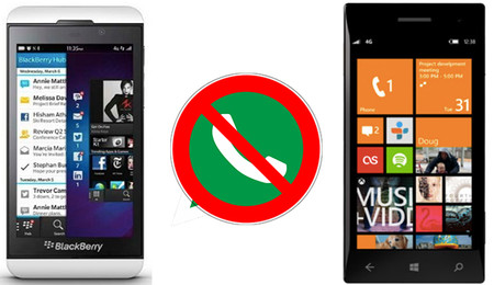 Windows Phone 8.0 y BlackBerry OS se despiden de WhatsApp: solo funcionará para los ya usuarios
