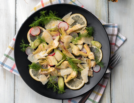 Ensalada Alcachofas Grana Padano