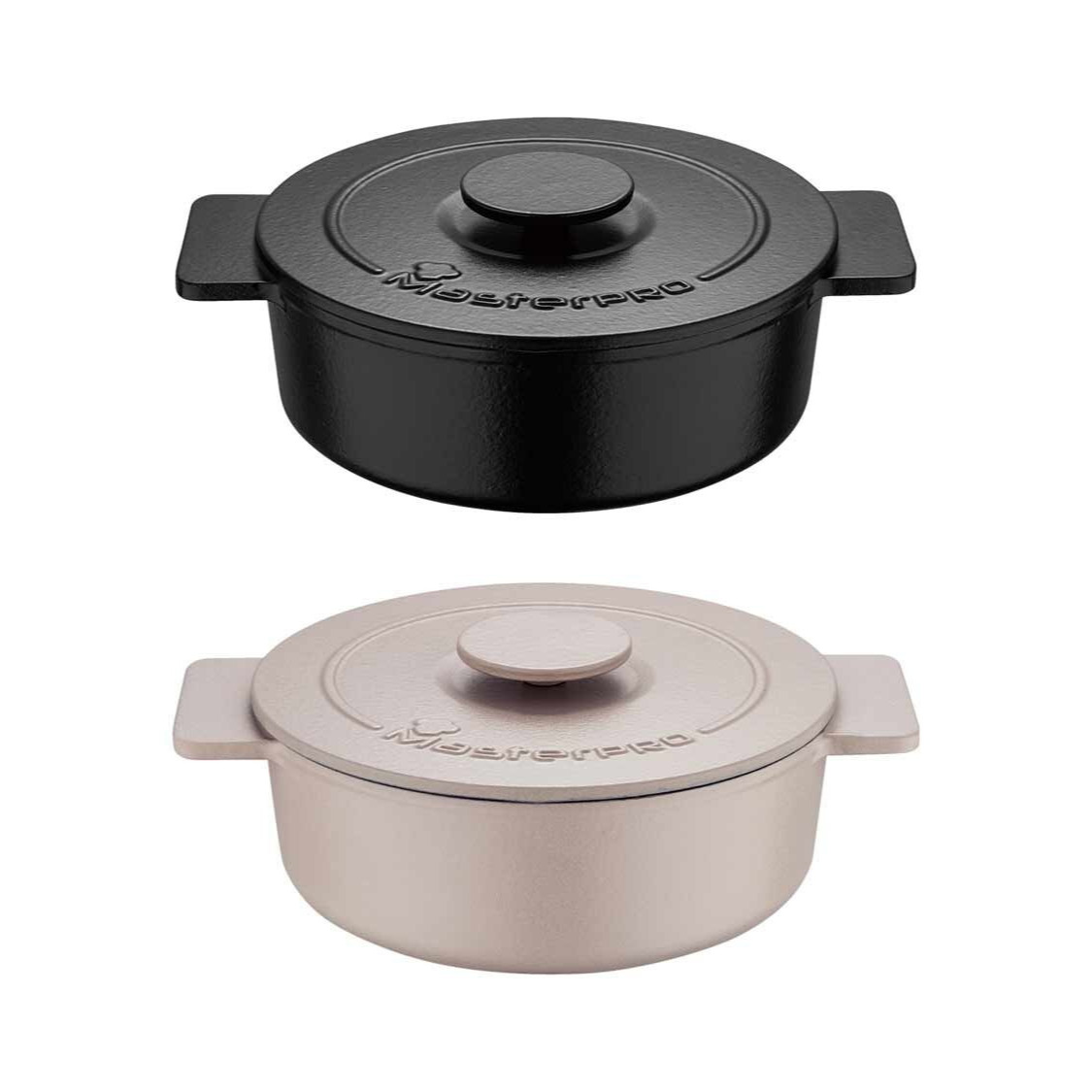 Masterpro Olla de hierro fundido 29 cm 5,8 L