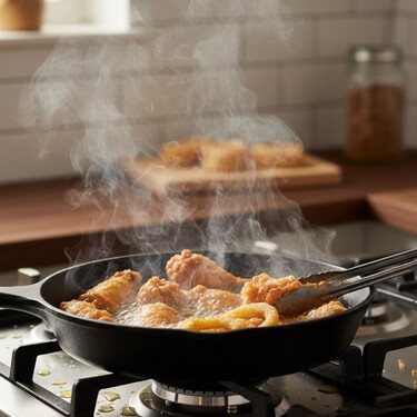 Cómo eliminar el olor a frituras cuando cocinamos en casa: trucos de restaurante que realmente funcionan