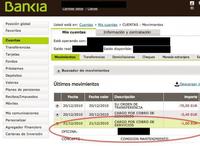 Bankia sólo adapta sus comisiones al resto de las cajas de ahorros