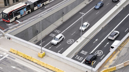 Entrada del Túnel de las Glòries
