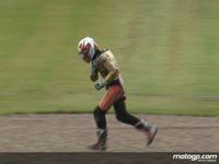 Pol Espargaró se fractura la clavícula. Pole para Corsi