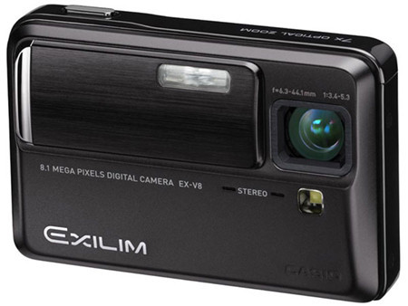 La Casio Exilim EX-V8 ahora en negro