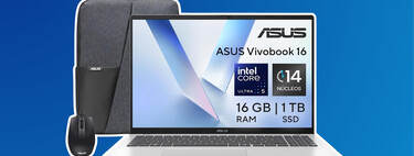 Laptop barata ASUS, con 1TB de almacenamiento y enorme pantalla Full HD. Ideal para estudiantes 