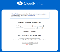 CloudPrint: HP también facilita la impresión desde el móvil