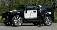 Un Hummer tuneado para la policía