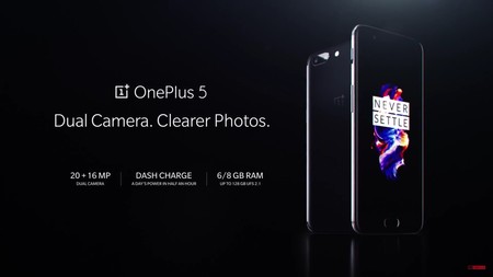 Más barato todavía: OnePlus 5 de 64GB por 427,95 euros y envío gratis
