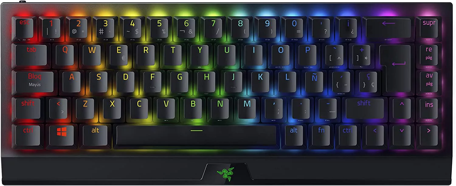 Razer BlackWidow V3 Mini HyperSpeed Teclado Gaming Retroiluminado Yellow Switch