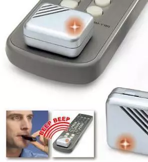 Curioso aparato para evitar las pérdidas del mando a distancia