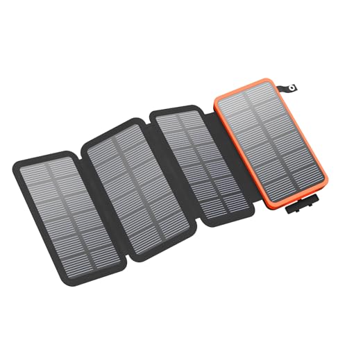 FEELLE Cargador Solar Power Bank 25000mAh
