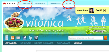 Nuevas funciones en Vitónica: pestaña con "Lo mejor" y más integración con Facebook