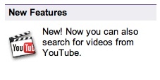Búsquedas en YouTube desde Google Video