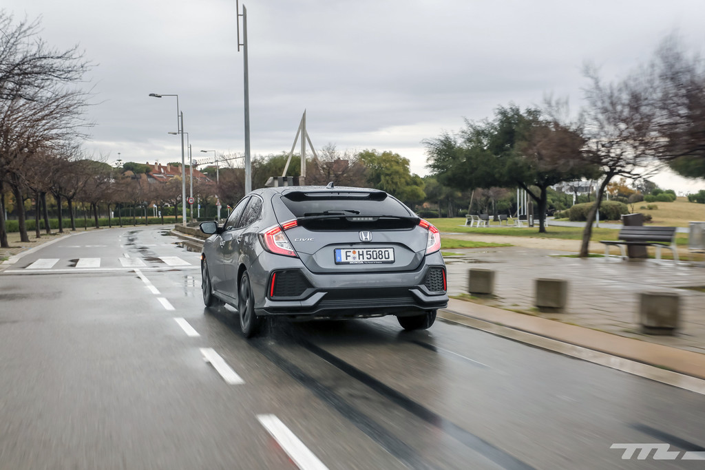 Honda Civic 2017, prueba contacto