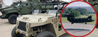 ¿Tirar todoterrenos desde helicópteros? Así consigue Alemania que sus fuerzas especiales tengan un 4x4 con lanzagranadas en cualquier parte