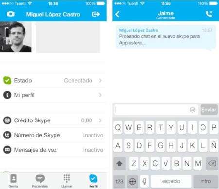 Skype se sube al carro de los rediseños para iOS 7 con su última actualización