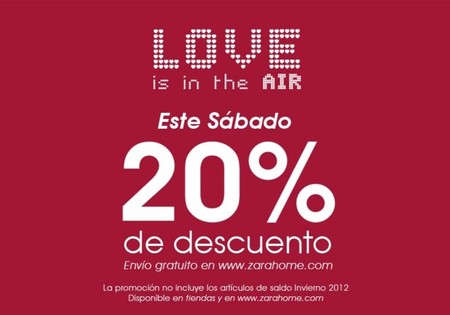 Solo este sábado, 20% de descuento y envío gratuito en Zara Home