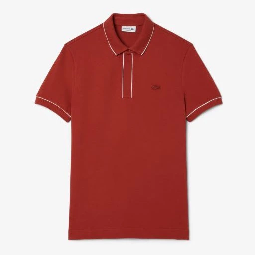 Polo de hombre Smart Paris en algodón stretch con ribete a contraste de manga corta
